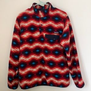 Women's Patagonia Synchilla Aztec inspired pullover